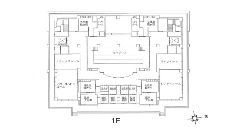 スカイテラス伊東 １F平面図